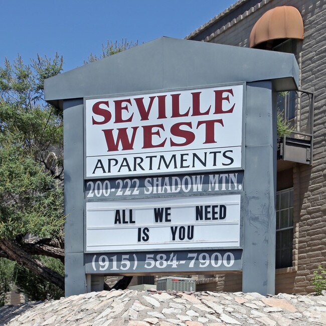 Seville West Apartments El Paso, TX Apartment Finder