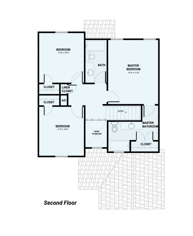 Floorplan - Orange Navy