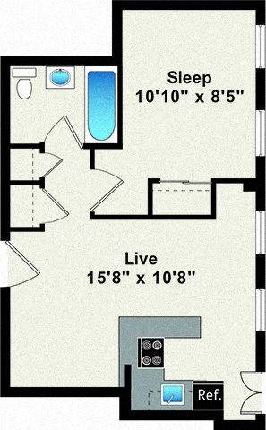 Floorplan - Reside on Wellington