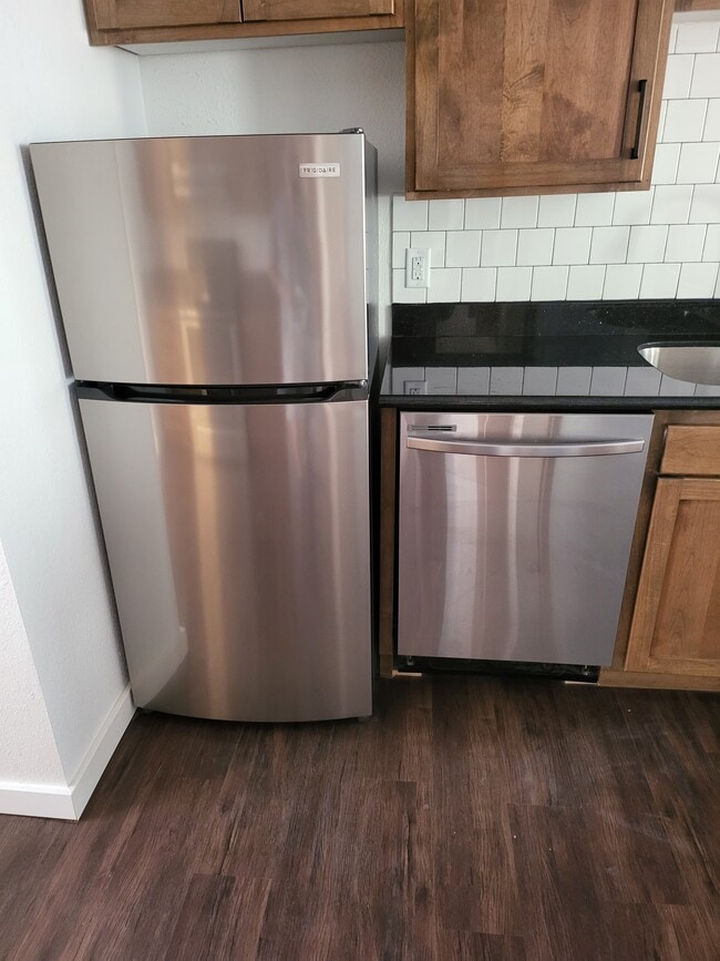Kitchen Fridge and Dishwasher - 719 SW 4th St