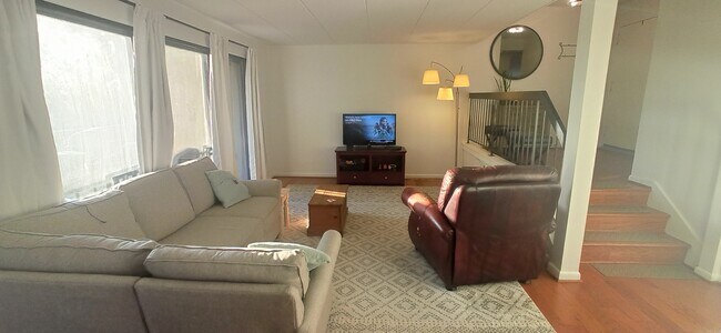 Huge, light-filled living room - 100 Roberts Ln