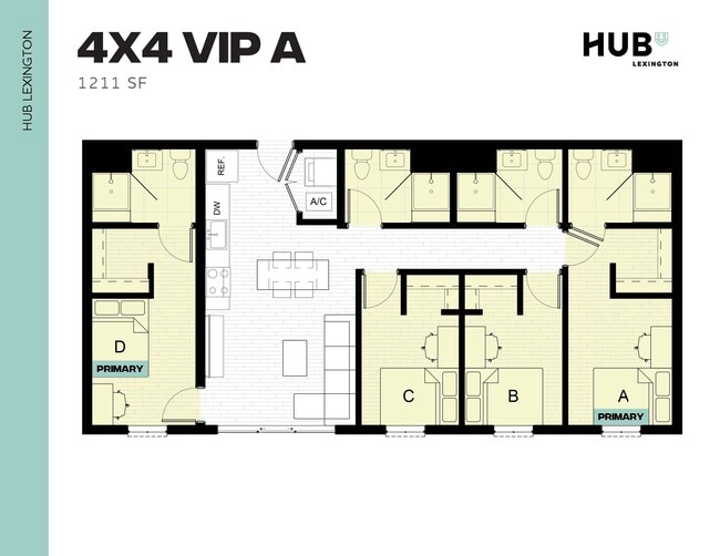 4x4 VIP A - Hub Lexington Upper