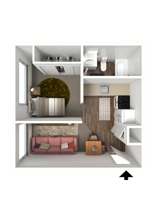 1x1 - Glacier Apartments