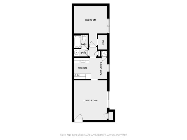 1 Bedroom/1 Bathroom - Park Hill Apartments