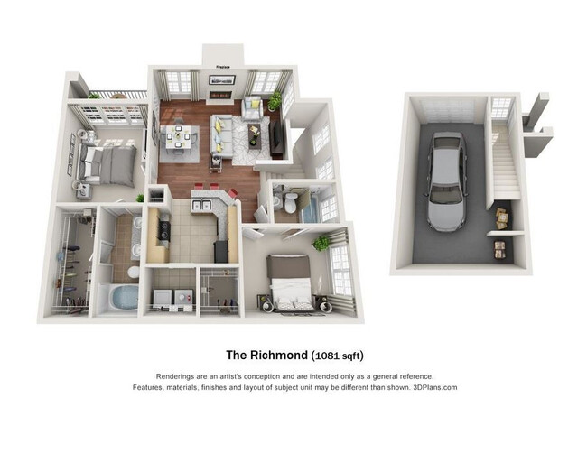 Floorplan - Stone Manor Apartments