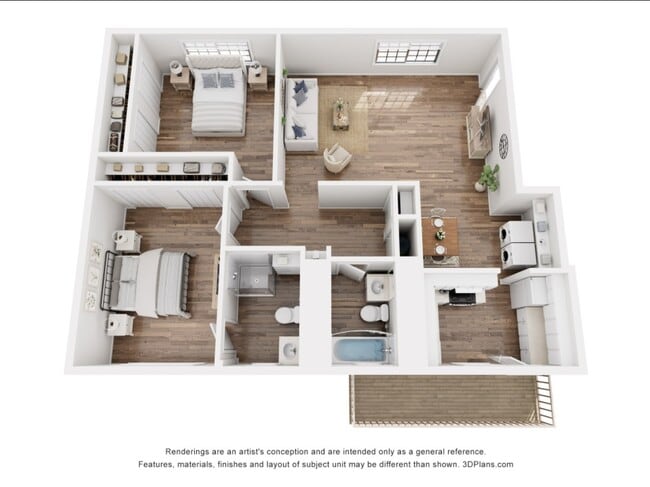 Flexible Floor Plan - Summit View Apartments