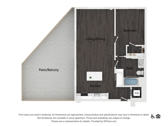 L/W-A1 floor plan Lex CTR City - Lex CTR City