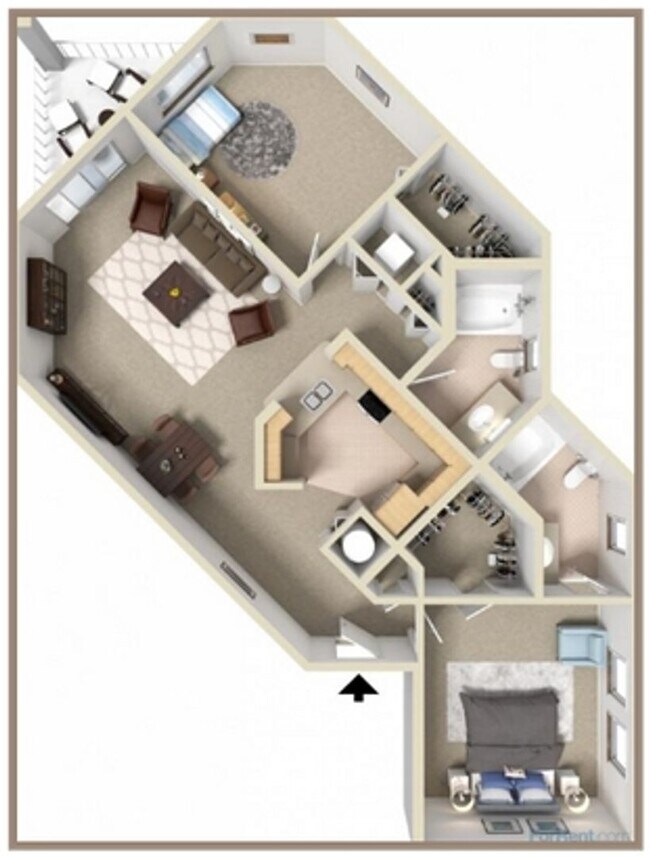 Primary Photo - Must See 2/2 Ready For Move In!!!