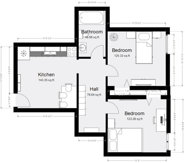 Floorplan - Campus Edge at SRU