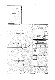 1BR/1BA - The Groves Apartments