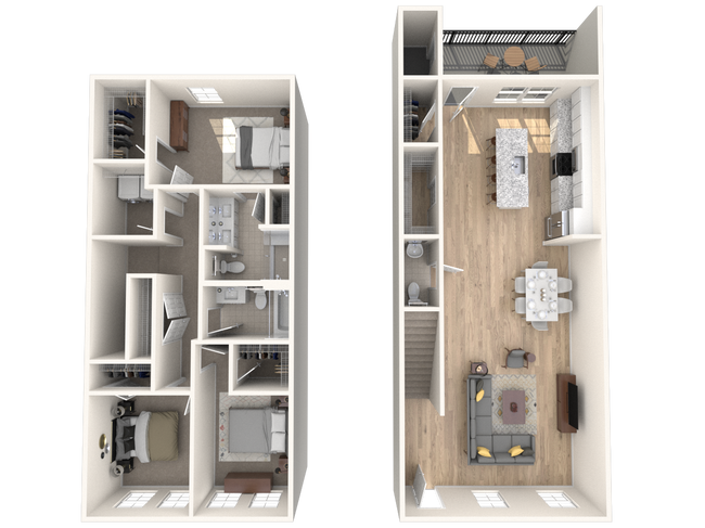 Floorplan - Rows at Pinestone