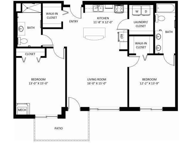 Floorplan - The View at Long Lake