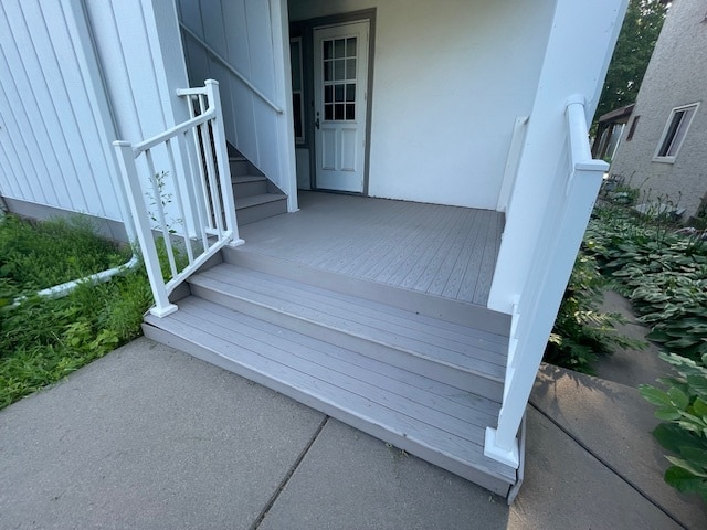 Back porch - 2539 Quincy St NE