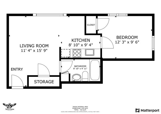 One Bed One Bath - The Midtown Apartments