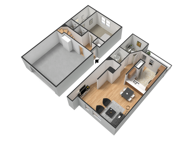 Tribeca 1 Floorplan - Tinsley Place