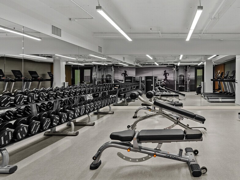 New remodeled gym - 555 Barrington