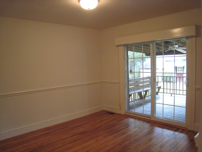 Formal dining room to deck view. - 1911 E 4th St