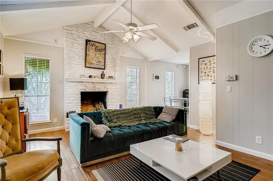 Unit A Living Room_Decorated - 8007 Brockman St