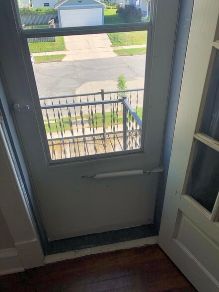 Patio door off bedroom - 812 Swift Ave
