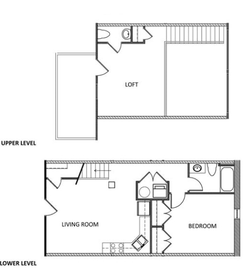1BR/1.5BA - The Hancock Building