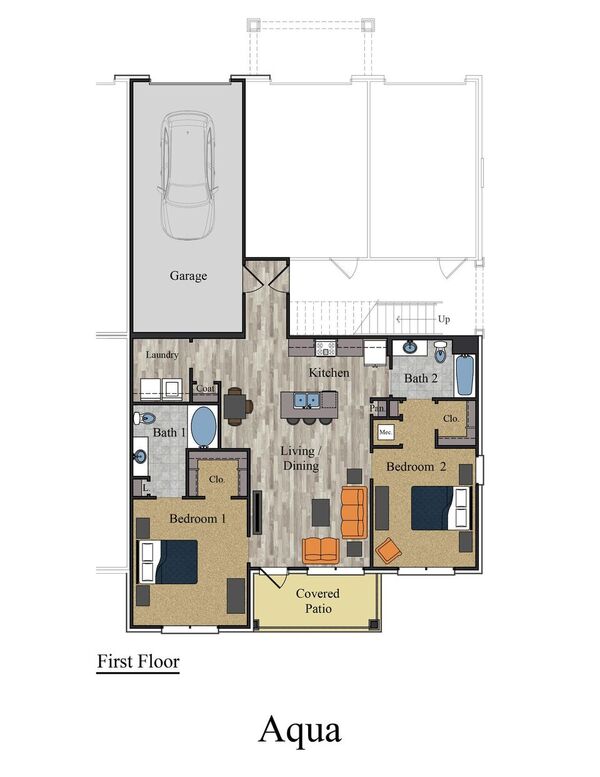 Floorplan - Meridian Park Apartments