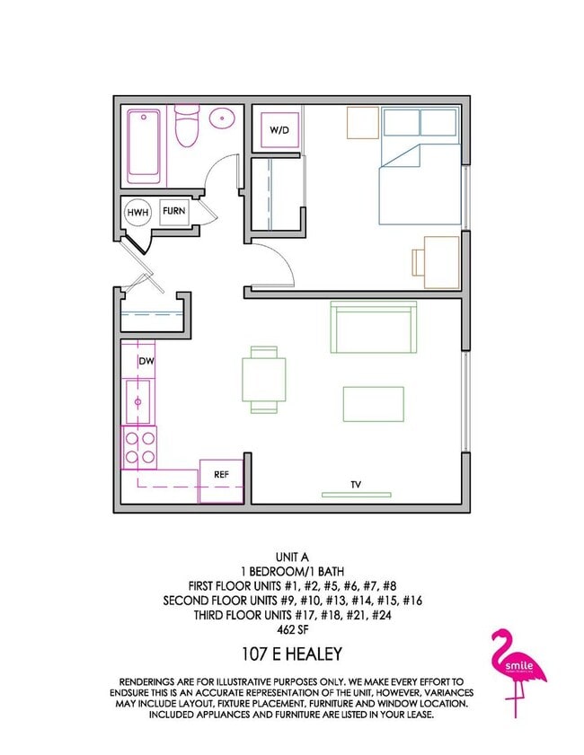 Interior Photo - 107 E Healey St
