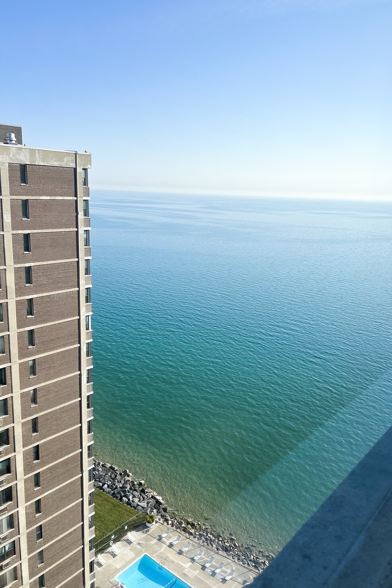 View from Living Room. Similar view from Bedroom as well. - 6301 N Sheridan Rd