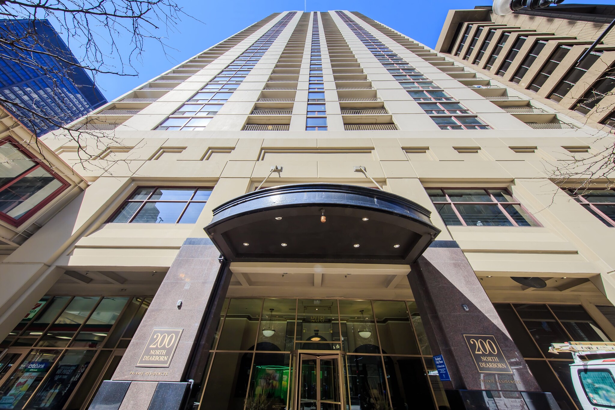 Exterior of Building - 200 N Dearborn St