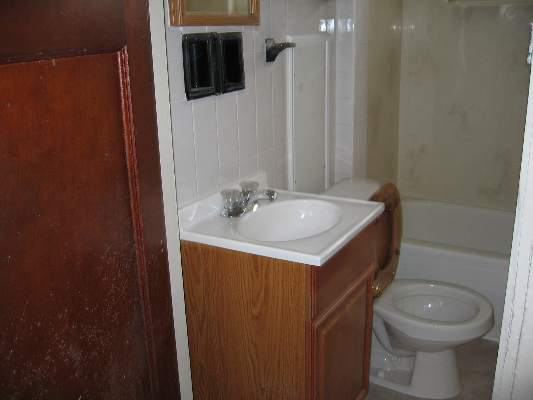 Marble tub enclosure with shower - 865 McClain Rd