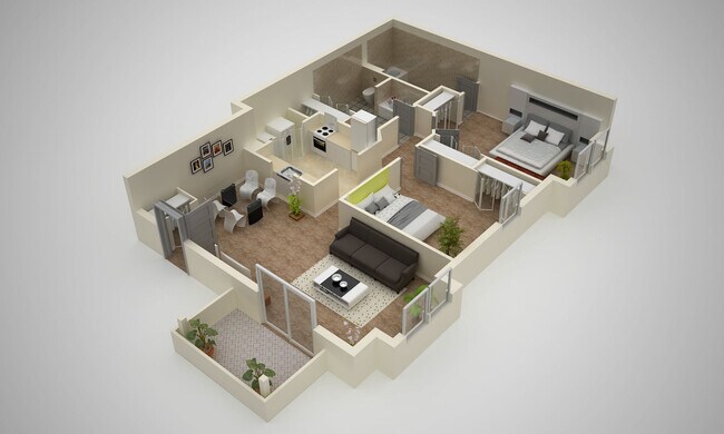 Floorplan - Apartments at Iron Ridge