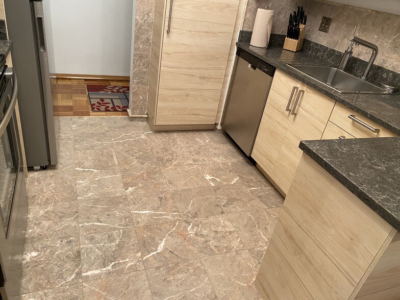 Kitchen Marble Floor - 1720 Halford Ave