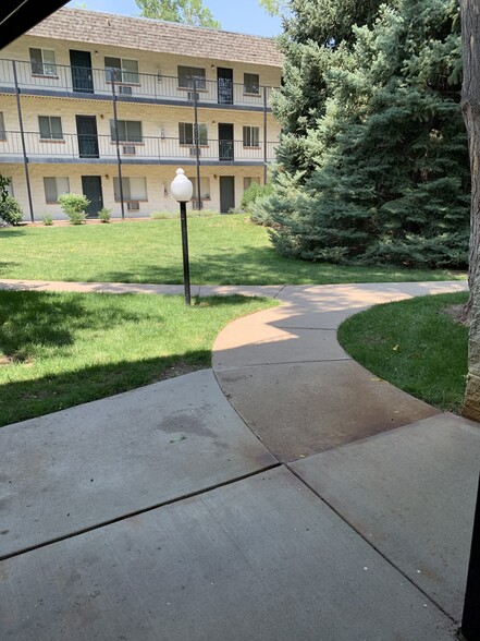 Looking at the court yard from front door - 5770 E Warren Ave