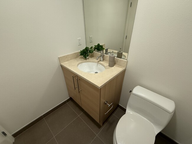 A convenient guest bathroom. - 1655 N California Blvd