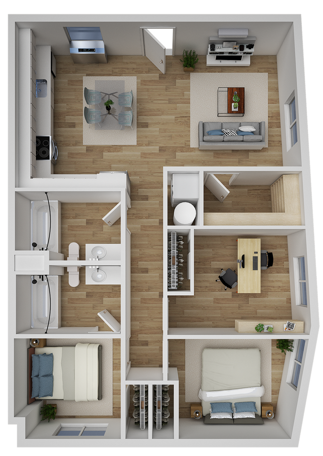 3 Bedroom Flat Unit - The Wes
