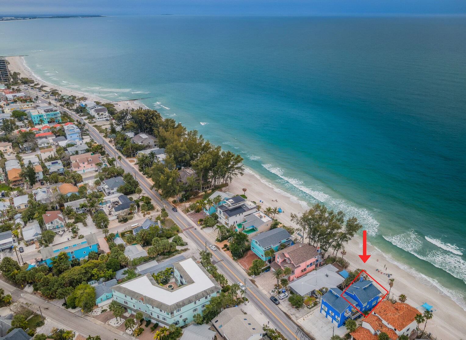 Overhead Unit View - 8432 W Gulf Blvd