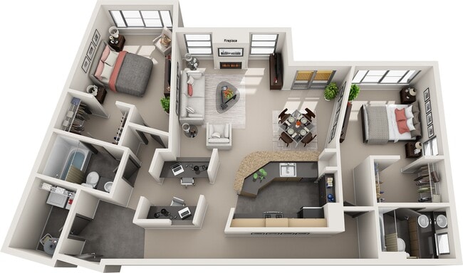 Floorplan - Saffron Apartments
