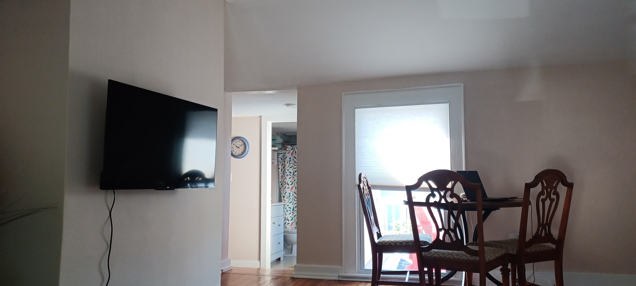 e tv in living room - 205 Douglas Avenue