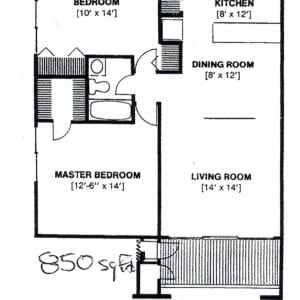 Floorplan - Greenwich Manor Apartments