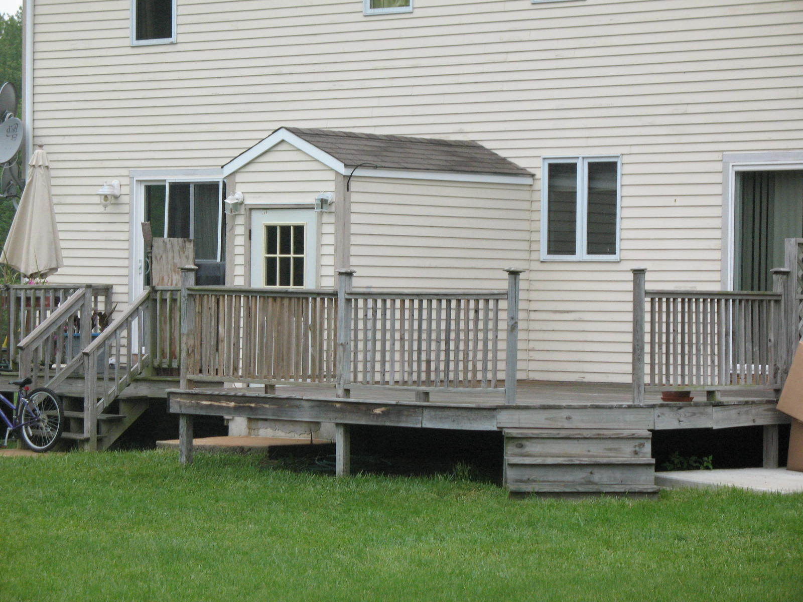Back deck - 4A Romano Village Dr