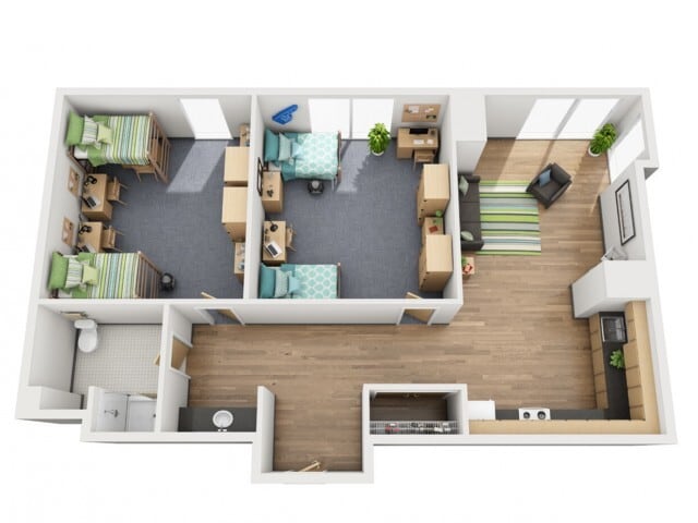 2x1 B - Student | The Flats East West