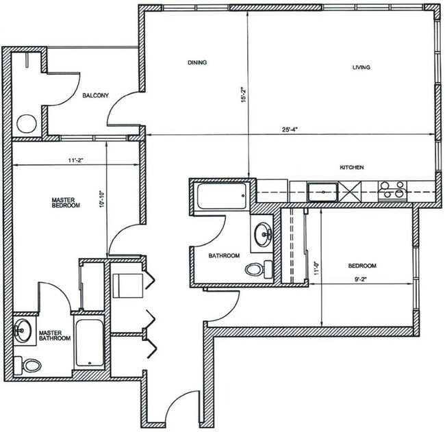 2Bed, 2Bath A units 201 and 301 - Moreland Crossing