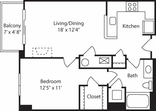 Floorplan - The Reserve at Clarendon Centre