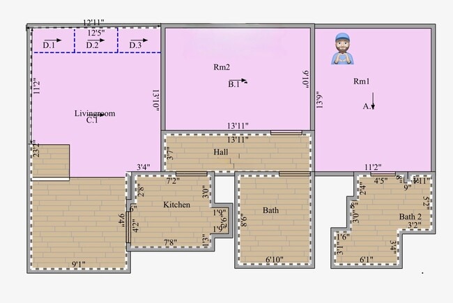 Floorplan - Lynn Park Apartments