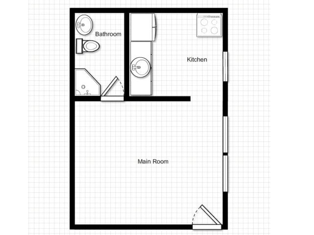 Studio - West Tabor Apartments