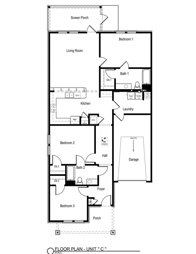 Three bedroom two bath - The Palladian at Promenade