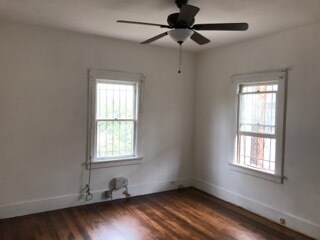 Rear Bedroom has large walk-in closet and refinished wood floors - 367 Junipero Ave