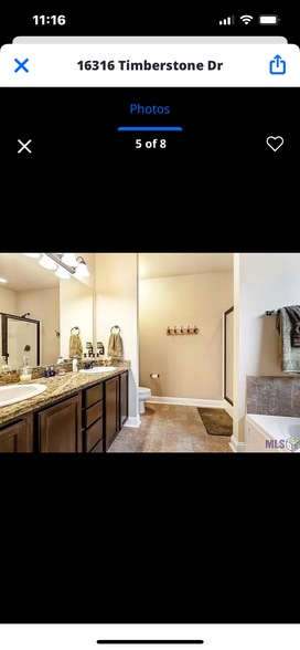 Master bath - 16316 Timberstone Dr