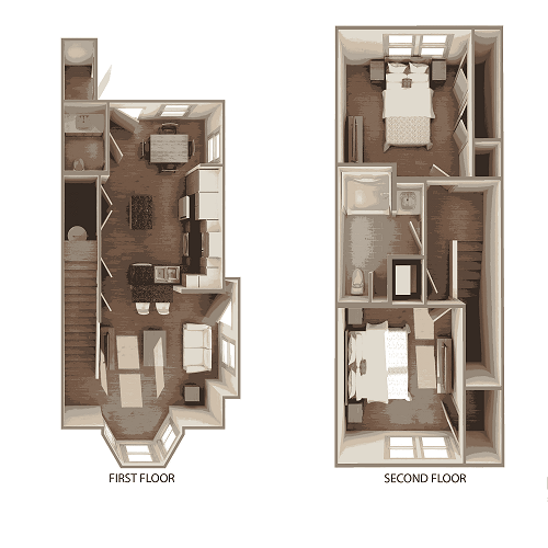 Floorplan - The Lofts at Southside Apartments