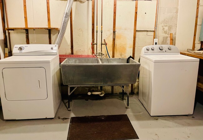 Private Laundry room for each tenant - 8009 Portland Ave