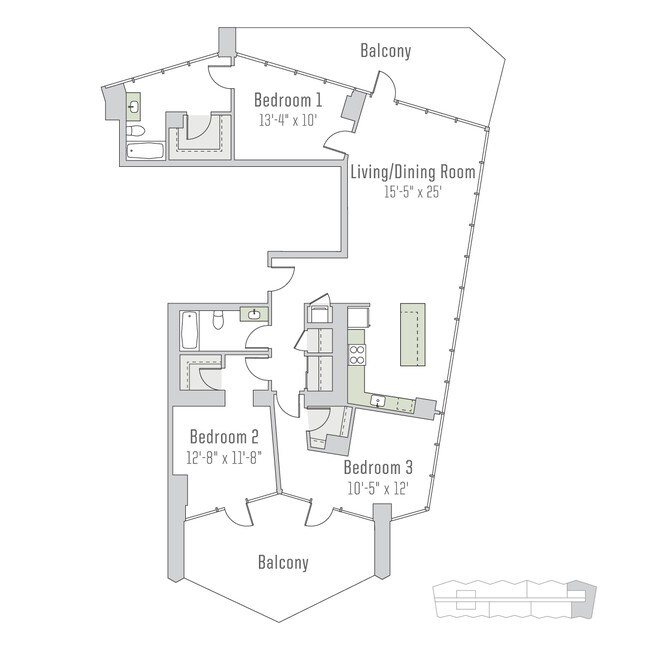 Floorplan - City Hyde Park